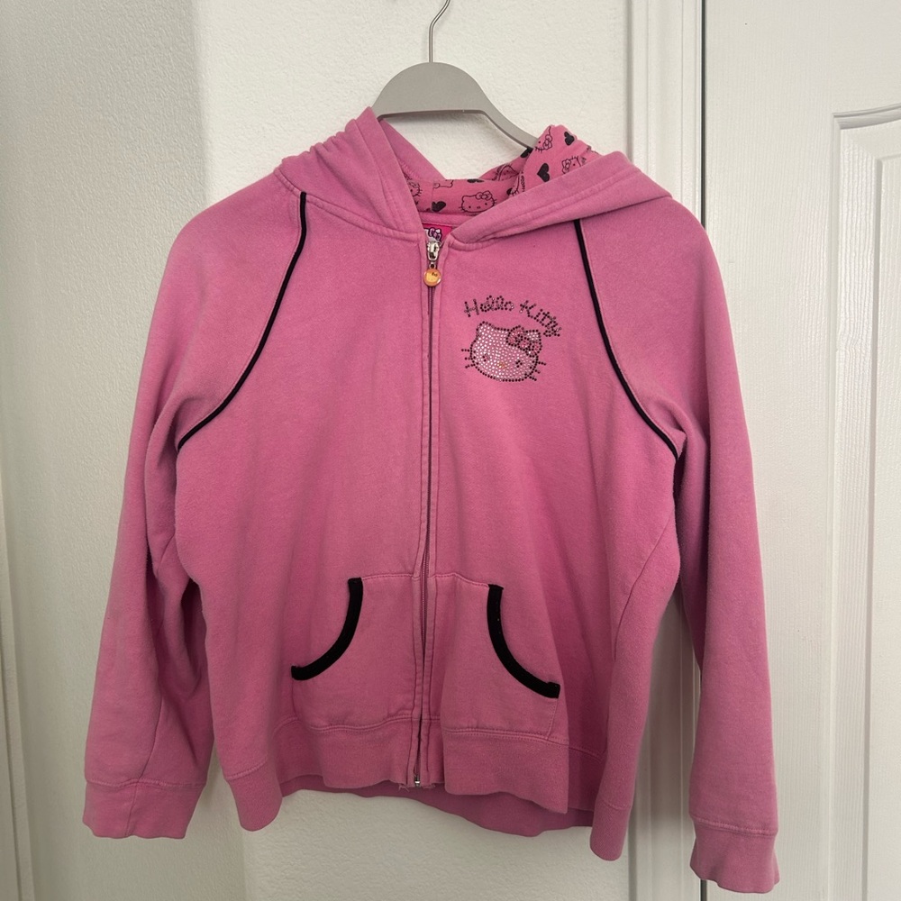 women’s hello kitty zip up jacket